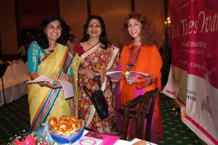 Three women in India